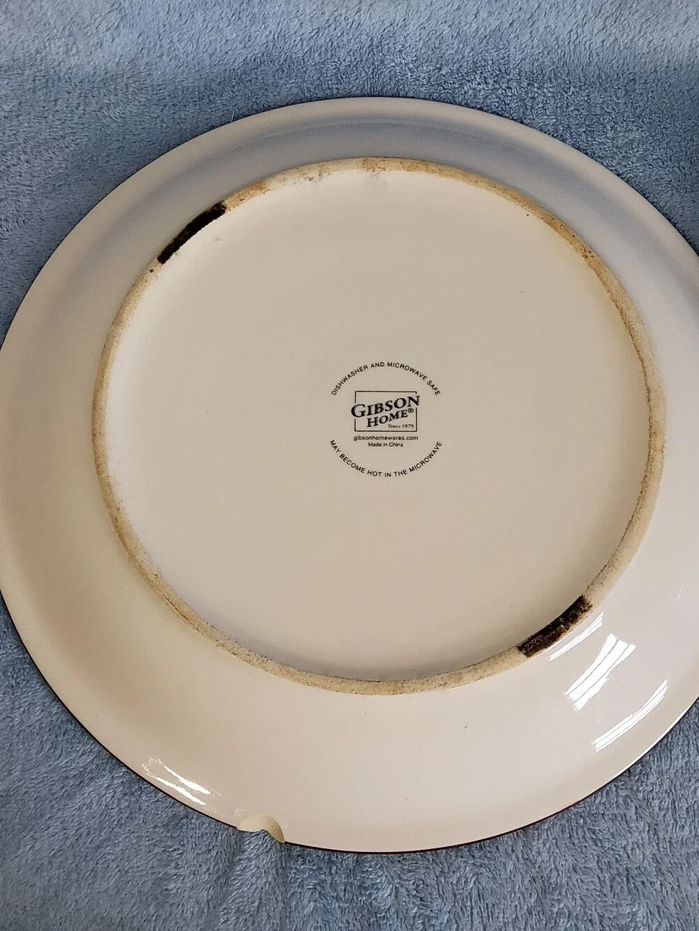 Damaged Set of 2 Gibson Home 10.5